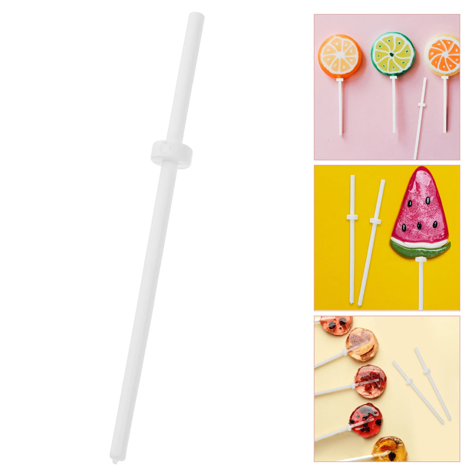 

60pcs Plastic Lollipop Sticks Cake Making Tools Leakproof For Wedding Christmas Dessert Baking Supplies Kitchen Bar