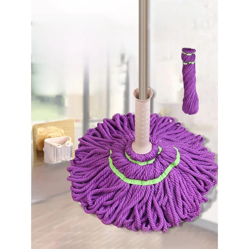 Classic Manual Water Squeezing Spin Mop Household Dormitory Use Stainless Steel Pole No Wash Required Water Absorbent