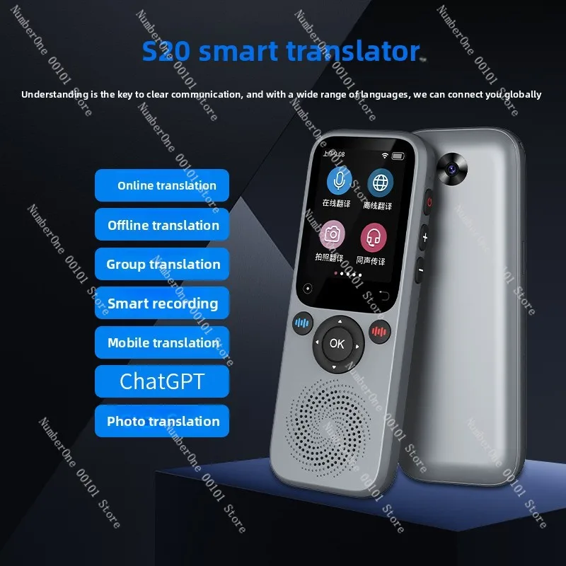 Offline AI Translator Device Multilingual Simultaneous Interpretation for Travel Abroad