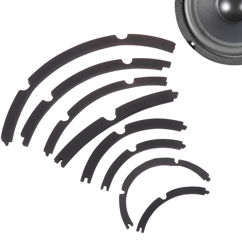 【C】1 Set Rubber Speaker Repair Parts Foam Edge Rings 4-18inch Horn Press Edge Gasket Speaker Surround Repair Foam Woofer Edge
