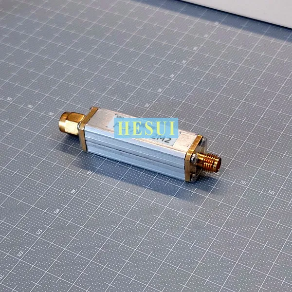 2.2 MHz 7-order series low-pass filter, LC discrete component fabrication, compact, SMA interface