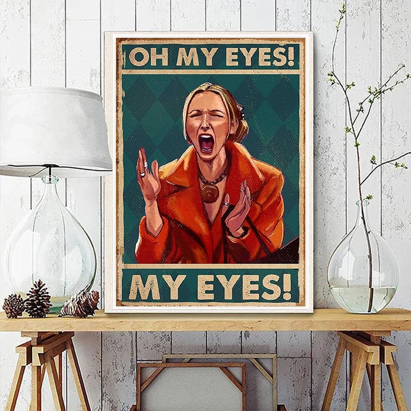 فيبي بافي "أوه عيني" مضحك الكلاسيكية برنامج تلفزيوني الأصدقاء المشارك حائط لوح رسم الفن صور لغرفة المعيشة ديكور المنزل