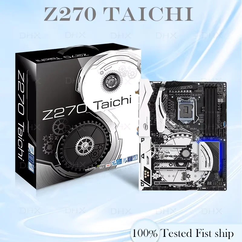 For Asrock Z270 TAICHI Motherboard 64GB LGA 1151 I3 I5 I7 CPU DDR4 ATX Z270 Mainboard 100% Tested Fully Work be Fast ship DH
