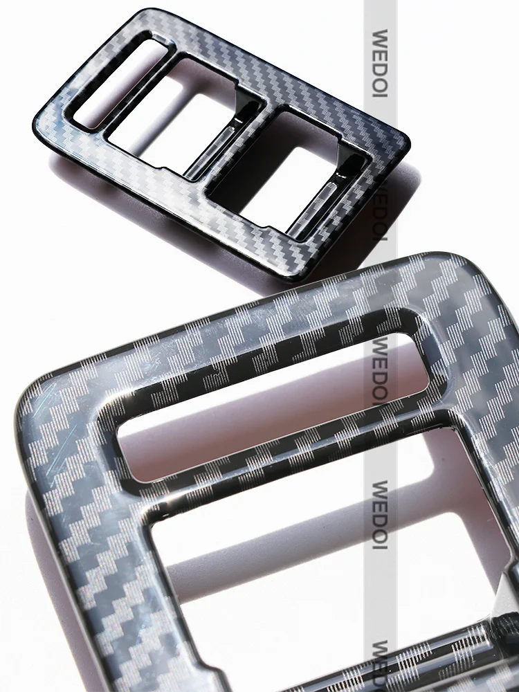 

2pcs Decorative ABS Carbon Fiber Switch Trim Cover For Ford Bronco Car Door Glass Window Electric Lift Accessories Sticker Parts