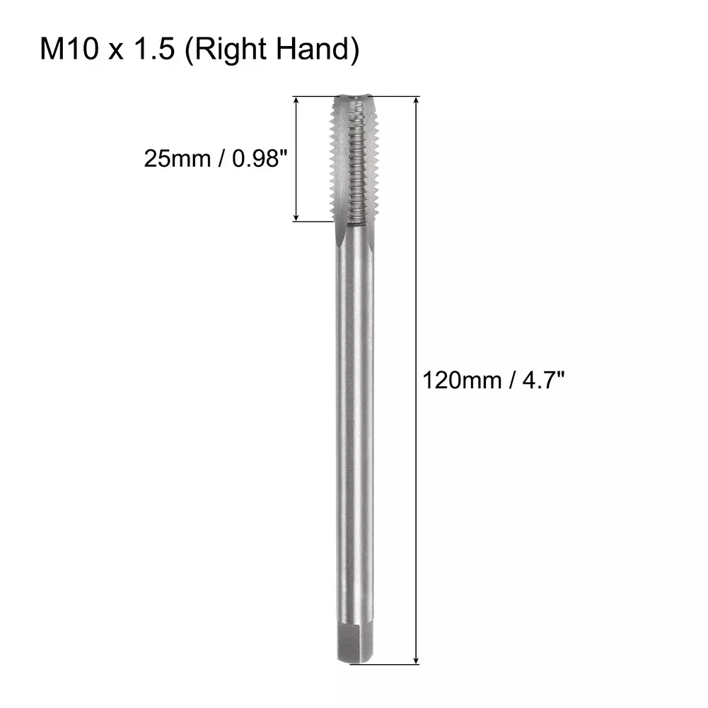 Perforadoras M10 X 1,5 grifo Extra largo Re-tap roscas dañadas dirección de roscado derecha resistencia al desgaste