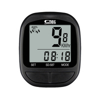 Bike Waterproof Computer Bicycle Stopwatch Biking Portable Dustproof LCD Digital Display Cycling Cycling Parts for SUNDING