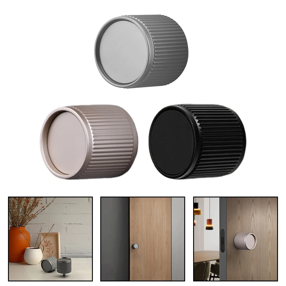 

Magnetic Round Door Lock with Concealed Key for Indoor Use in Bedrooms Blending Security with Aesthetic Appeal
