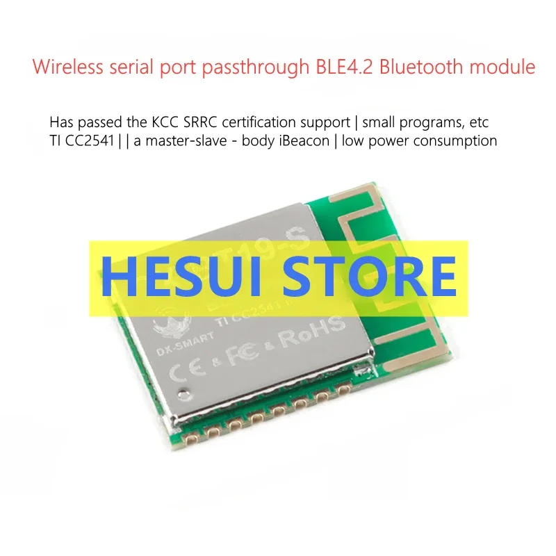 DX-BT19-S CC2541 Módulo Bluetooth de datos de paso de alta velocidad con puerto serie inalámbrico BLE4.0 de baja potencia