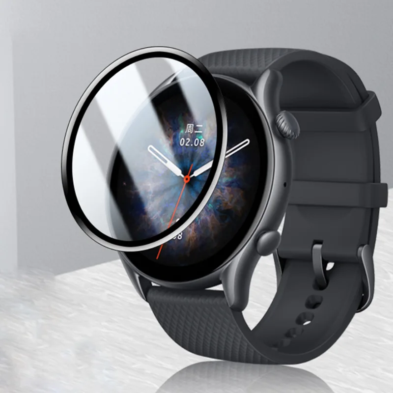 3D Curved Soft Edge Film Protection Cover For Amazfit GTR 3/3pro/2/2e GTR3 Pro GTR2 GTR2e Watch Screen Protector Accessories