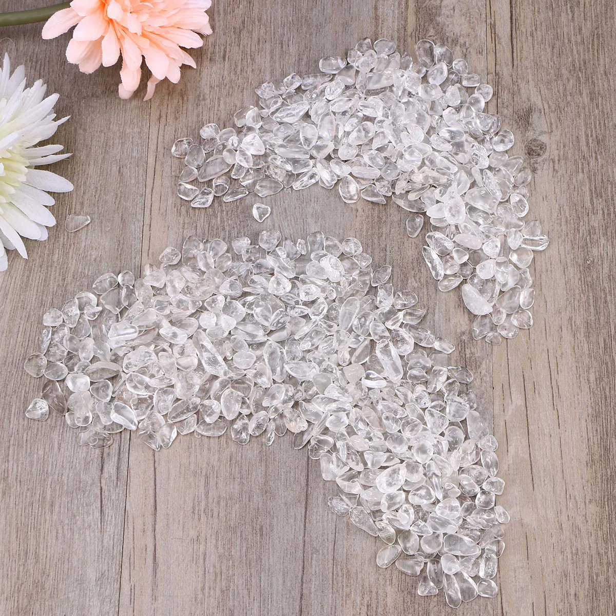 

400G Natural Crystal Gravel White Polished Stones For Aquarium Fish Tank Flower Pot Glassware Vase Decoration Purified