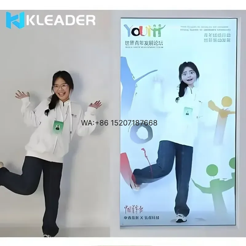 Wmwmnu Augmented Reality Photo Booth Interactive AI with Avatars and Printer Digital Selfie Photo for Events and