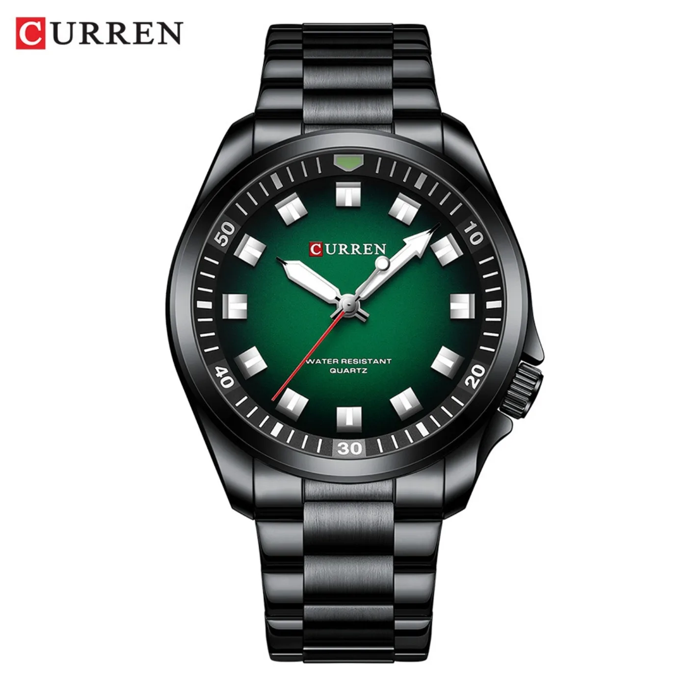 CURREN Fashion Men Watch Top Brand Luxury Waterproof Sport Mens Watches Stainless Steel Automatic Date Military Wristwatch