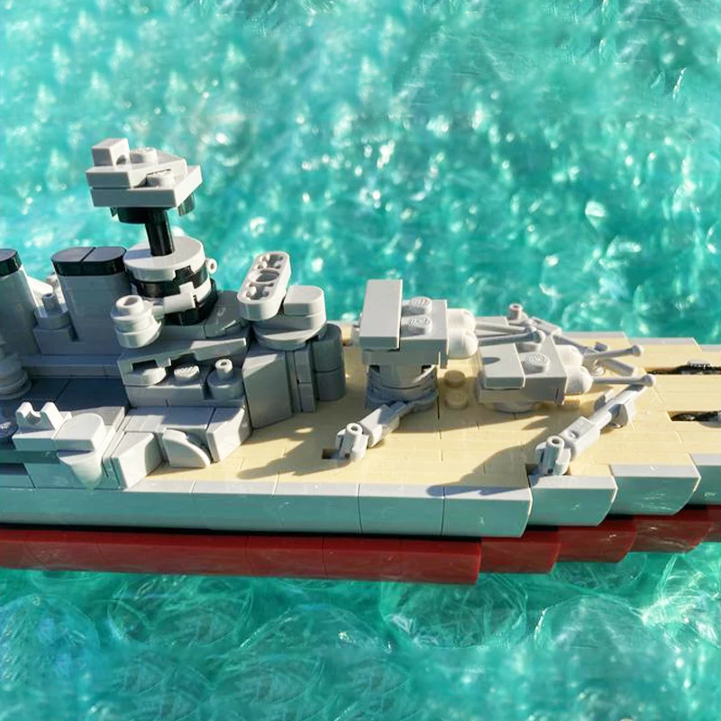MOC-133851 سفينة حربية عسكرية البحرية الملكي HMS هود سفينة حربية كروزر بنة Battlecruiser نموذج الطوب الصبي لعبة هدايا عيد الميلاد
