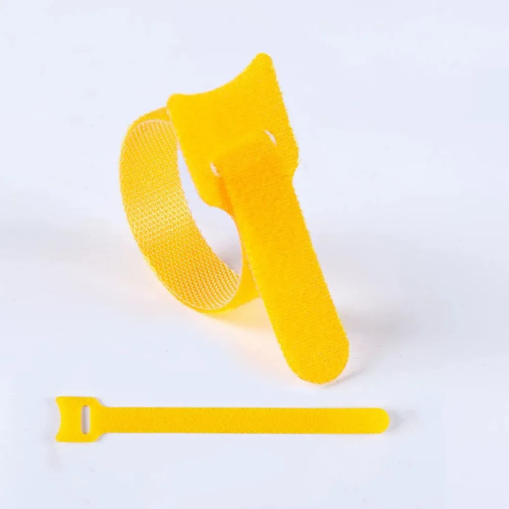 50Pcs Portable 150mmx12mm Cable Ties Nylon Loop Wrap Back To Back Data Cable Tie T-shaped Multicolor T Buckle Strap Home
