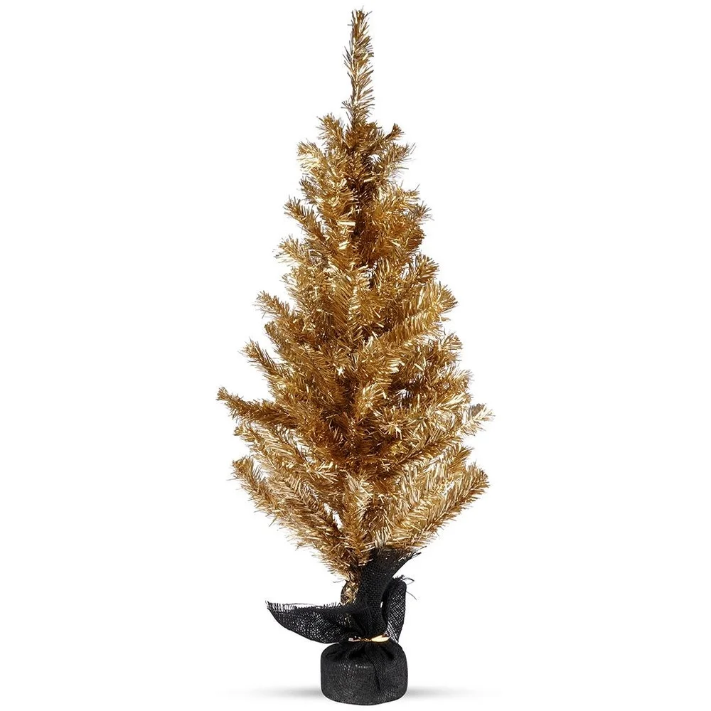 90cm gouden kunstkerstboom
