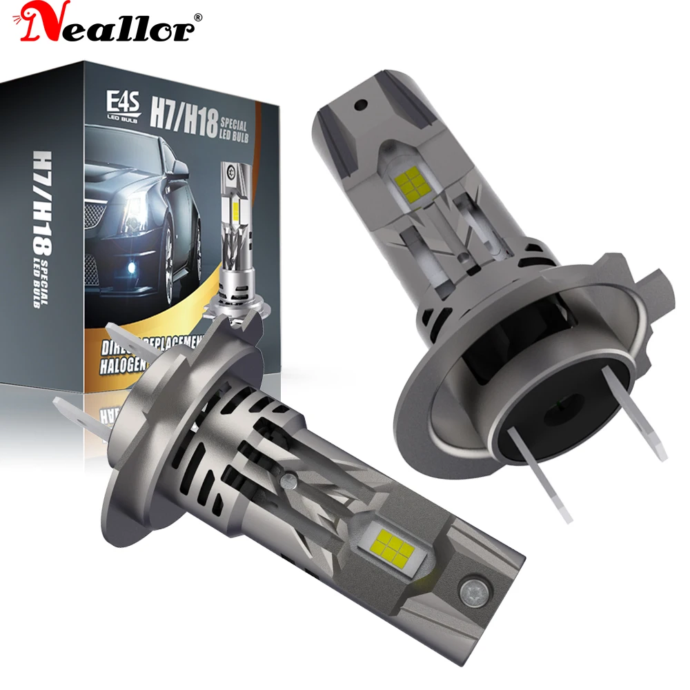 2x H7 Led Canbus bez błędu reflektor 360 ° H18 żarówki samochodowe 12v 55w lampy diodowe o dużej mocy dla VW Passat B6 CC B7 B8 B5 5 Golf 5 6 7
