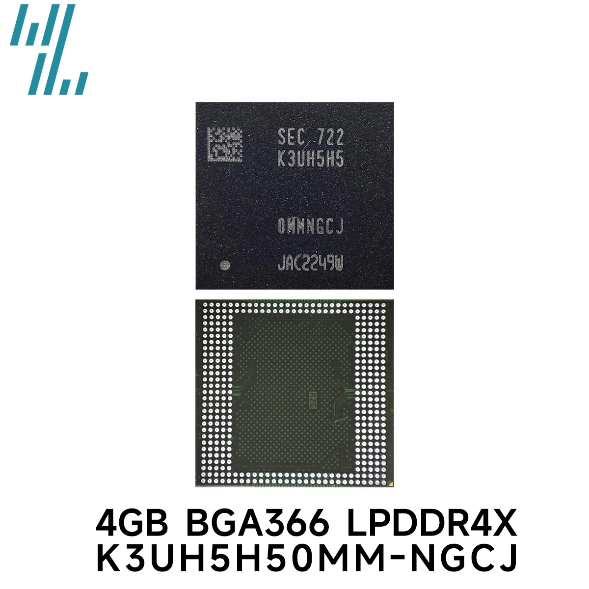 

K3UH5H5 K3UH5H50MM-NGCJ LPDDR4X BGA366 4 ГБ 3733 Мбит/с