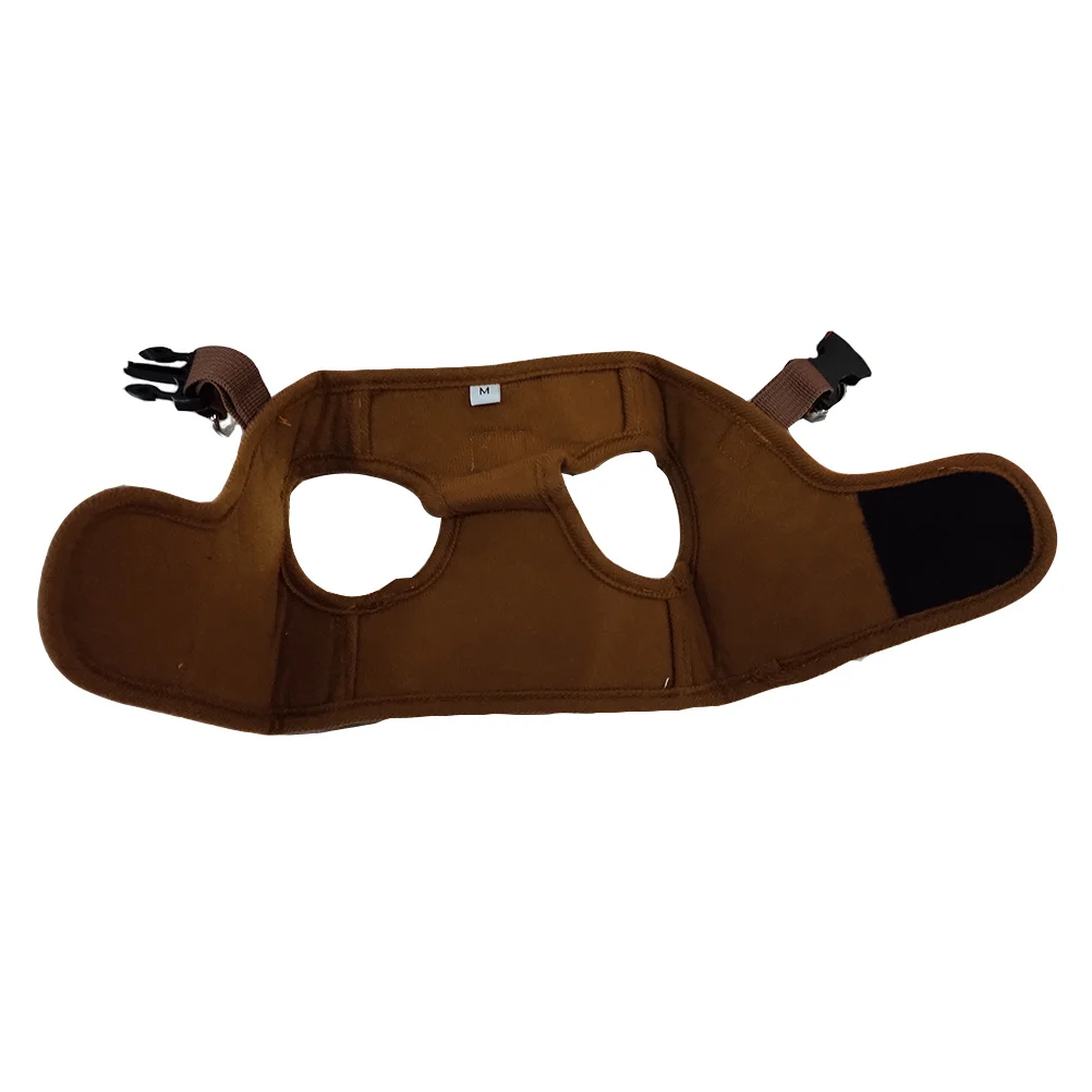 

Dog Chest Harness Canvas Vest Leopard Print Size Release Buckle Comfortable Padding Puppy Harness Puppy Jacket Control