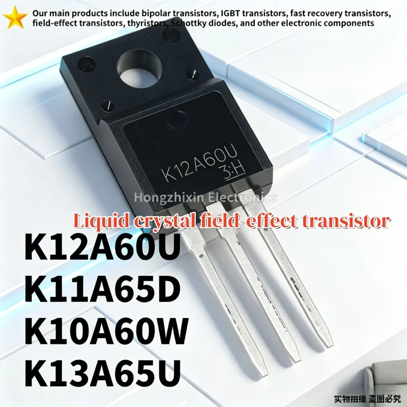 Piezas de 10 piezas, accesorio de calidad 100% nuevo, K12A60U, K12A60, 12A60, K11A65D, K11A65, 11A65, K10A60W, K10A60, 10A60, K13A65U, K13A65, 13A65, TO-220F, MOSFET