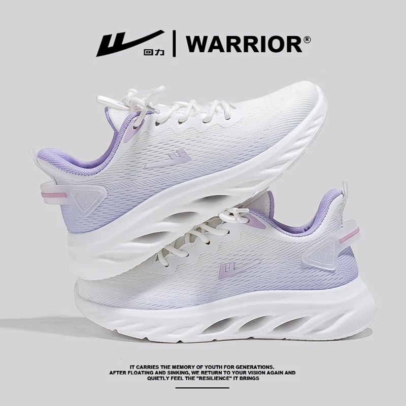 

WARRIOR Women's Sports Specific Running Shoes Design Gradient Mesh Breathable Lightweight Walking Shoes Leisure Gym Sneaker