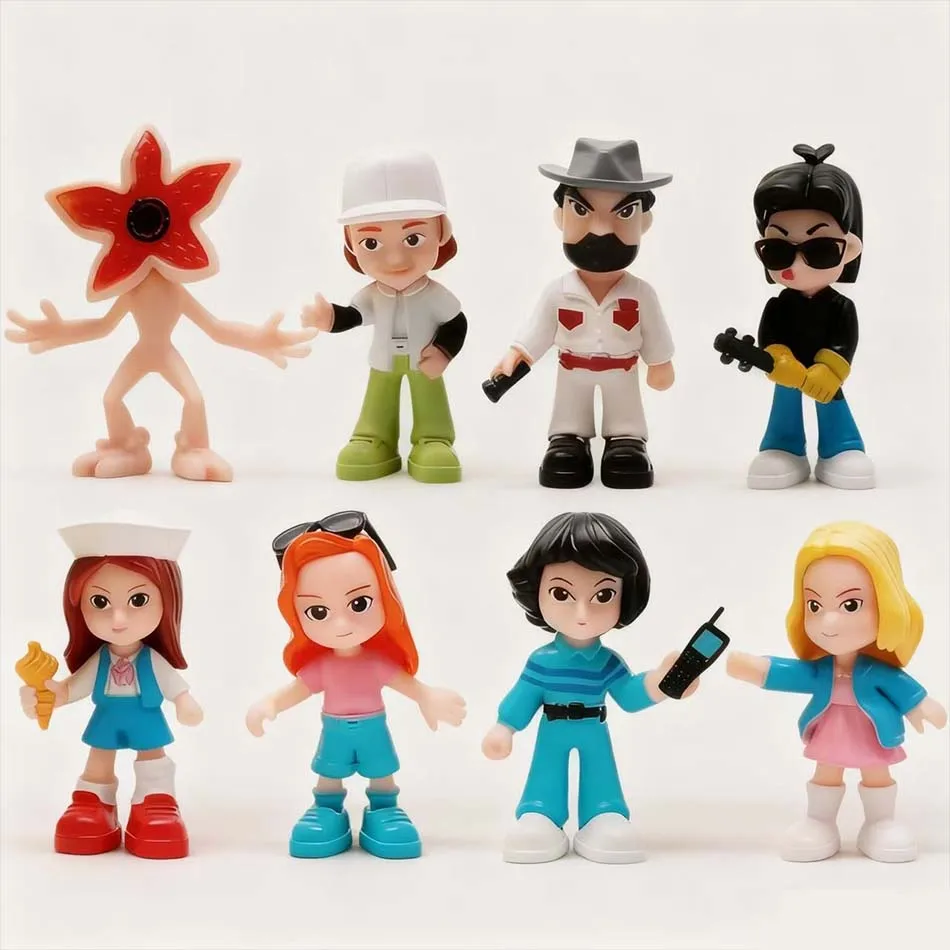 Figurine de dessin animé Stranger Things, statue créative personnalisée, ornement surprise, périphérique de bureau, cadeau d'anniversaire/nouvel an