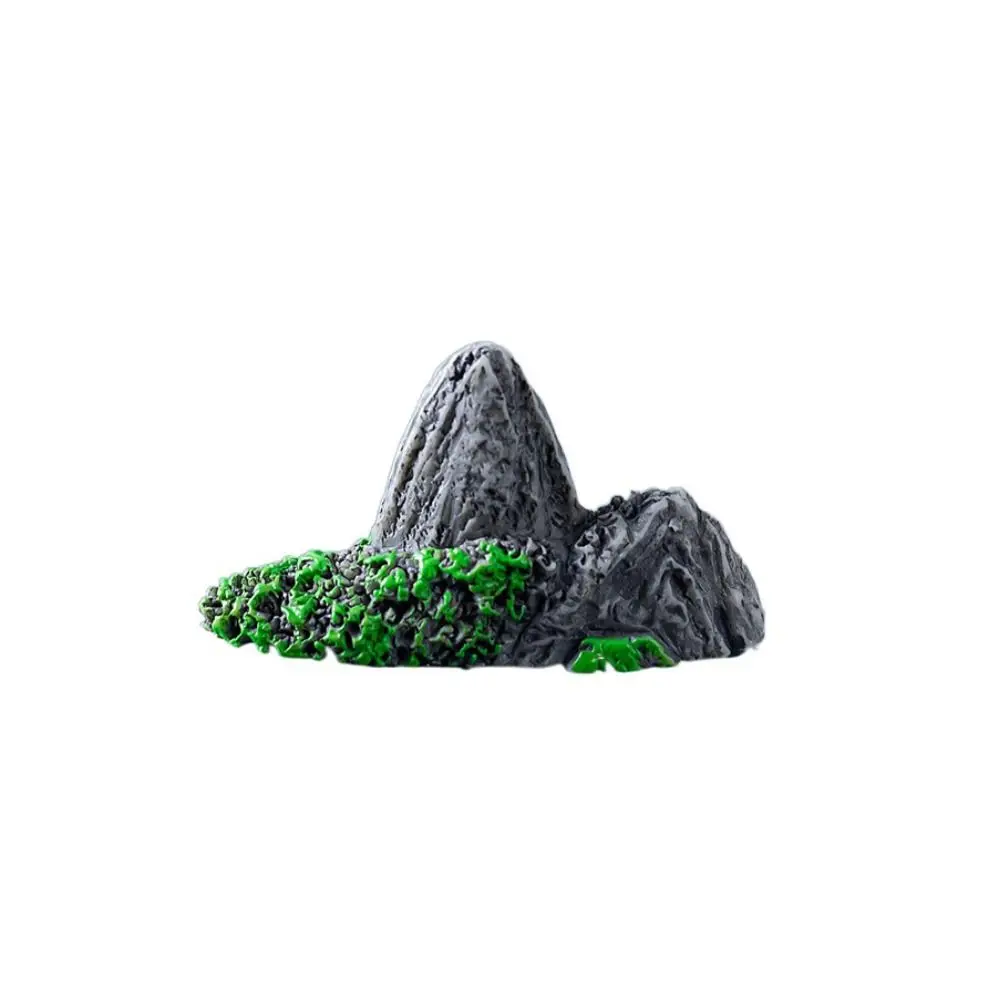Decorative Rockery Pavilion Bridge Simulation LIfelike White Duck Statue Resin Goose Micro Landscape Ornaments Home Desk Decor
