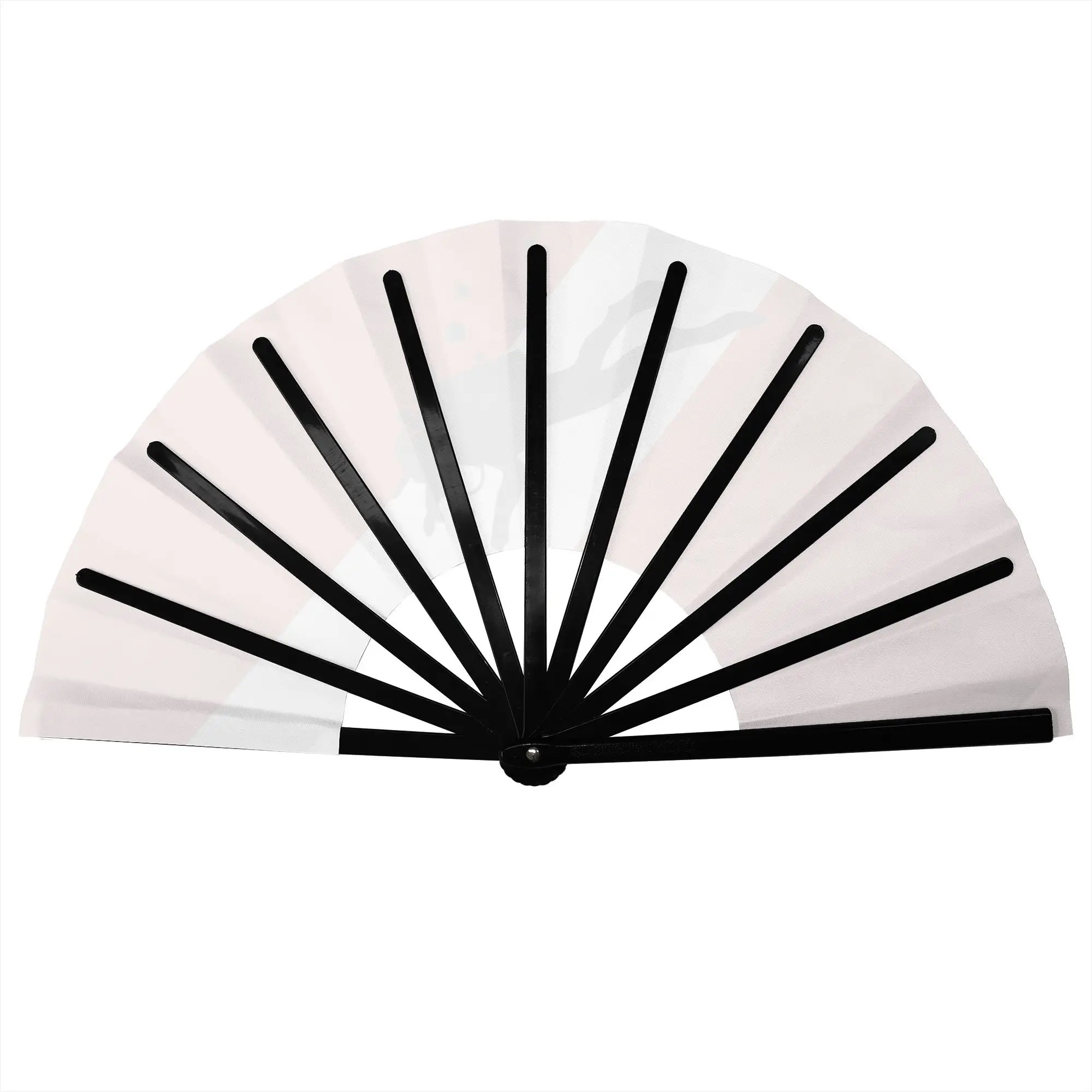 Scuba Dive Flag Bubble Red White Folding Hand Fan Diving  Polyester Fabric Fan Cool Summer Accessory Decorative Fans