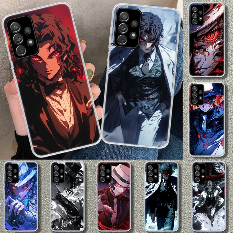 Чехол Kibutsuji Muzan Demon Slayers для телефона Samsung Galaxy A12 A22 A32 A42 A52 A72 A02S A51 A50S A41 A31 A21S A20S A10S A