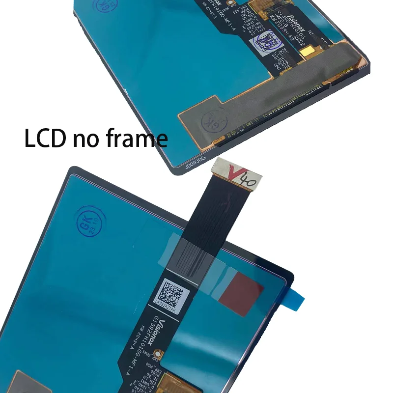 Original For LG Wing 5G LCD Display Touch Screen Digitizer Assembly With Frame LMF100N Display Replacement Repair Parts