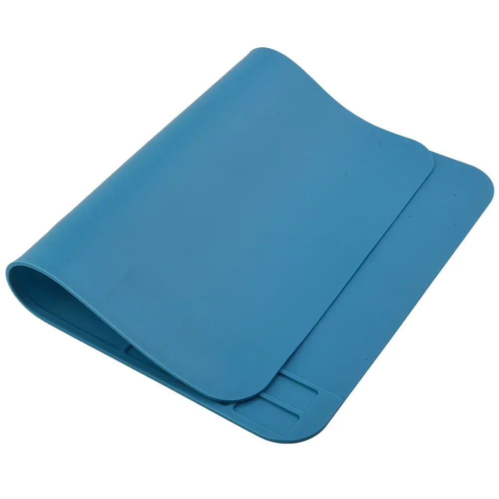 Almofada de isolamento prática durável, tapete de mesa de reparo de solda para reparo de solda, silicone