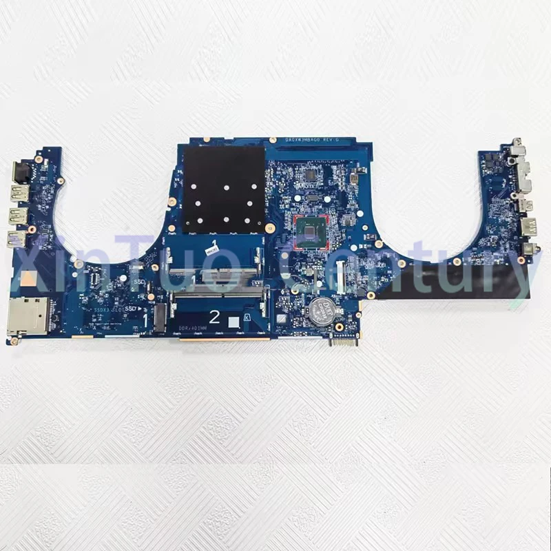 DA0XW3MBAG0 Laptop motherboard For HP ZBOOK 17 G5 SR3YZ I7-8750H Mainboard DDR4 937236-850 100% test work