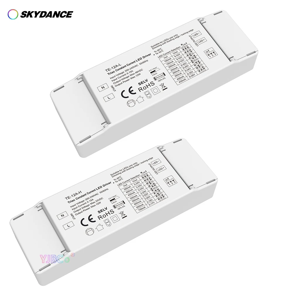 Sky dance AC 220V 350-700mA 12W Triac Konstantstrom-LED-Treiber 9-45V 100-450mA Strom versorgung für Down light, Spotlight 3-24VDC