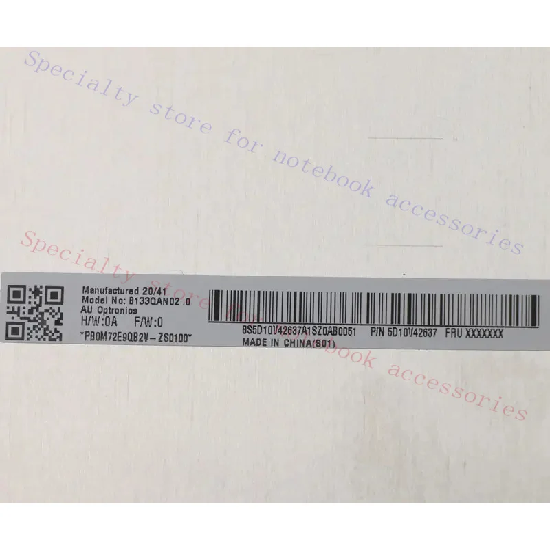 New and Original for Lenovo Yoga Slim 7 Carbon 13ITL5 Laptop LCD screen FHD IPS Non-touch 5D10V42637