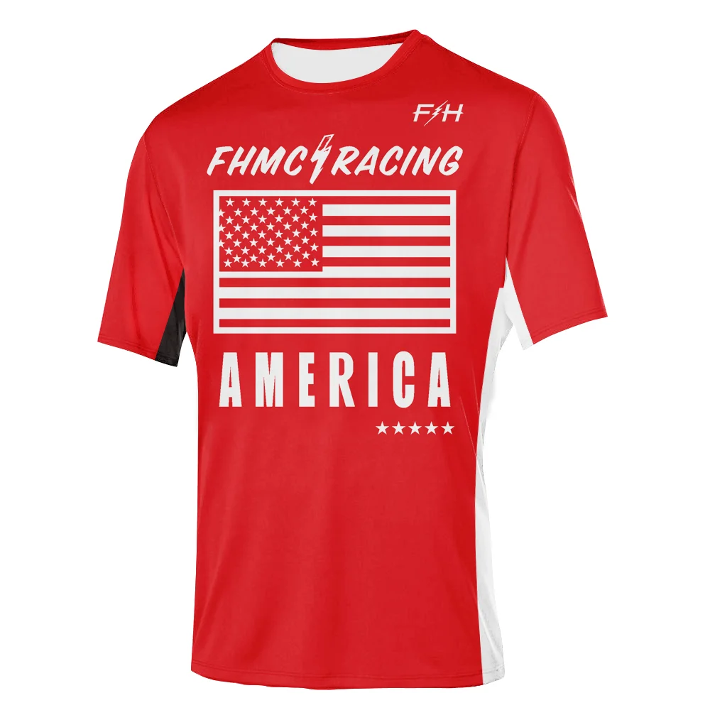 Motorcycle Jersey shirt Racing Short Sleeve cycling for men Bike Rider motocross Shirt