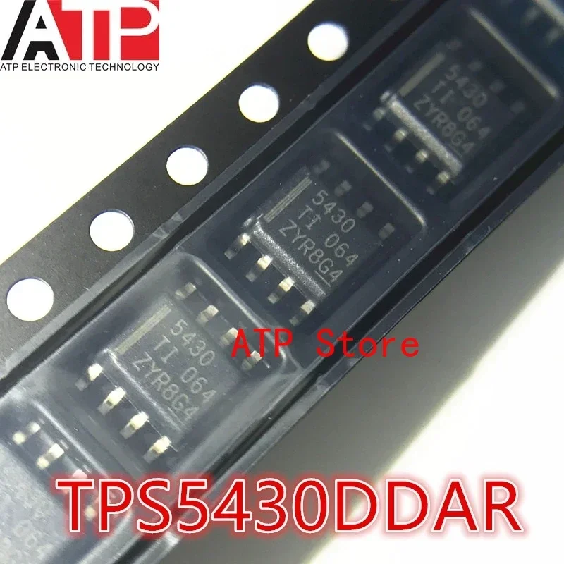 

100 шт./лот, новый оригинальный TPS5430DDAR 5430 TPS5430 SOP-8, чип IC REG BUCK ADJ 3A 8SOPWR