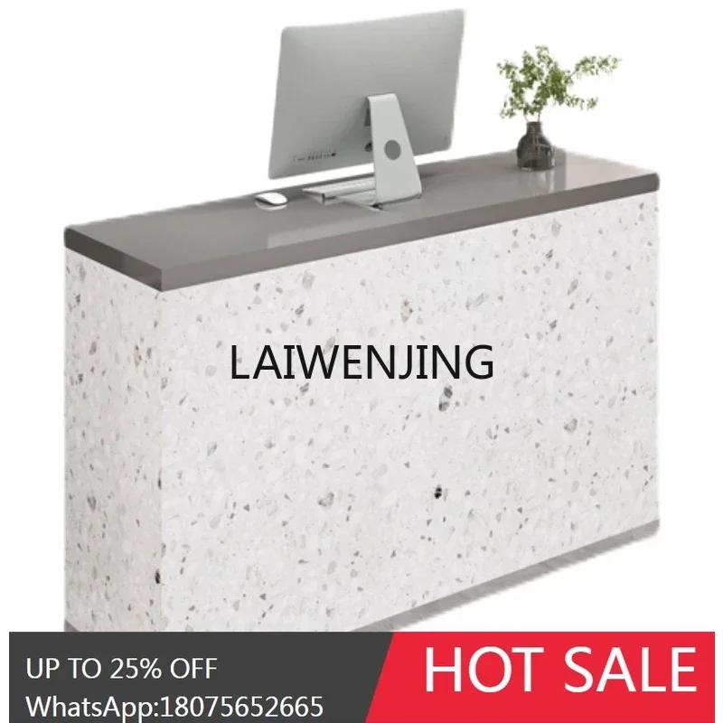 

clothing store small simple modern barber shop bar counter stainless steel paint front desk custom