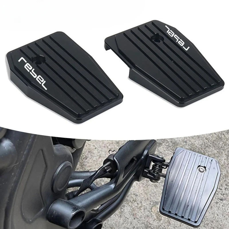 

CMX500/300 Motorcycle Accessories Billet Wide Foot Pegs Pedals Footrest Footpegs For CMX500 Rebel CMX 500 300 Rebel500 2017-2023
