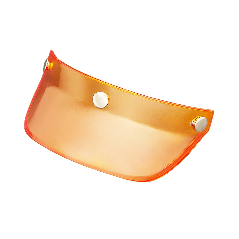 

Duckbill Peak Adjustable Motorcycle Shield Visor for Lightweight Compact Shell Helmet Durable