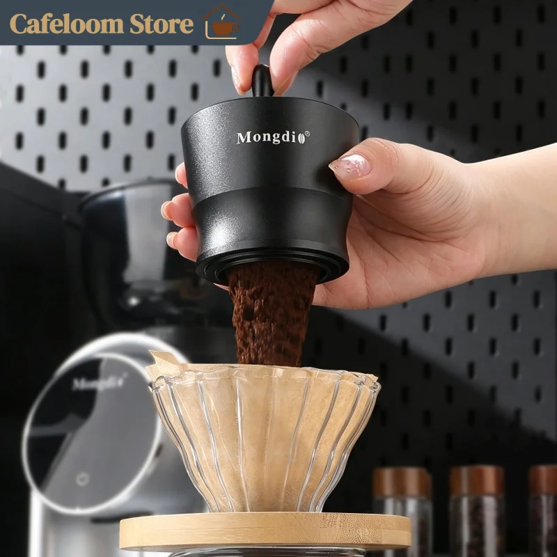 Mongdio Coffee Dosing Cup Aluminum Alloy Espresso Pour Over Dosing Funnel Espresso Machine Accessories Home Coffee Brewing view 2