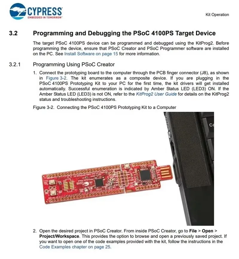 Spot CY8CKIT-147 PSoC 4100PS Prototype Development Kit Embedded Processor ARM