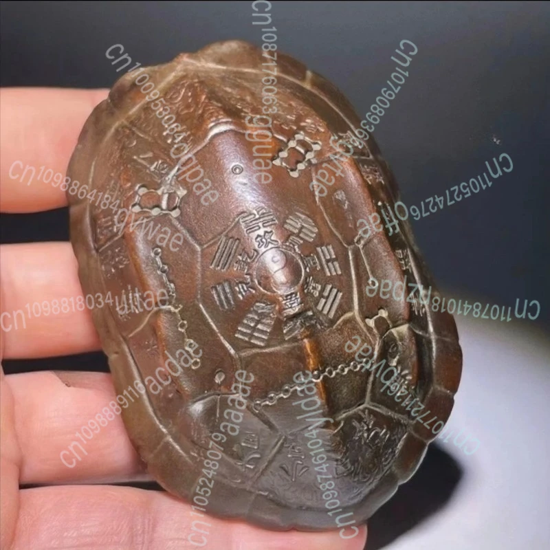 

Вэньвань из медного сплава с мягким покрытием, панцирь черепахи, доспехи черепахи, ручная ручка Вэньвань, черепаха Лияо, пластина, играющая в гексаграмму