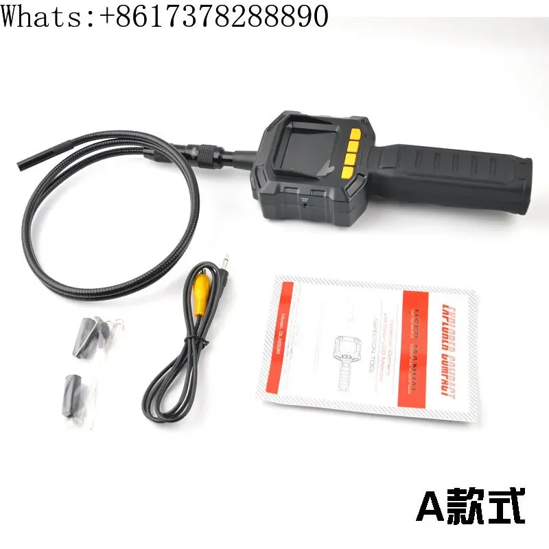 2.4-inch industrial endoscope 8MM/300000 high-definition snake tube pipeline /car maintenance/photography and video recording