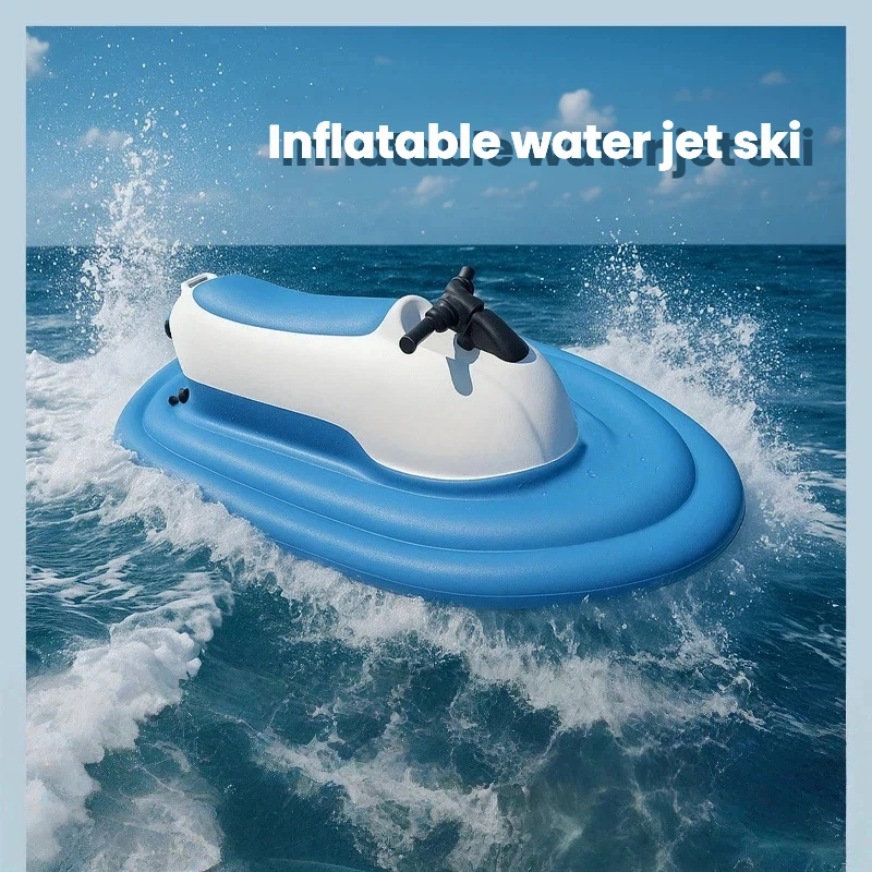 Water Inflatable Motorboat with Electric Propulsion Remote Control Speedboat