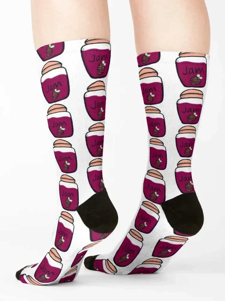 Jam In a Jar Socks new year hockey anime Girl'S Socks Men's