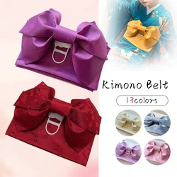 Retro Japanese Style Kimono Obi Corset Yukata Belt Classic Geisha Kimonos Waist Belt Women Dress Waistband Sash Kimono Belt