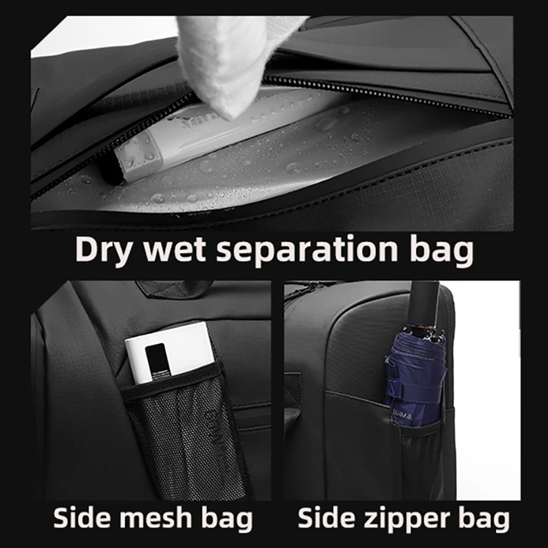 Bolsa de gimnasio impermeable resistente zapatero portátil para viaje - imagen 4