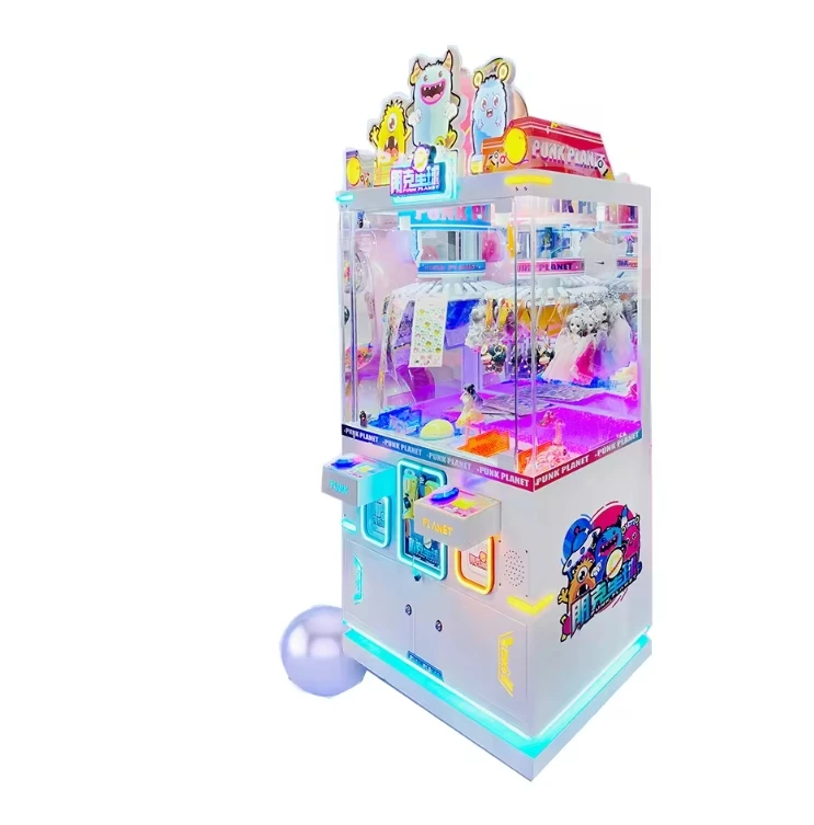 

Best Selling indoor coin operated snack and candy clip machine prize claw crane vending machine arcade game machine for sale