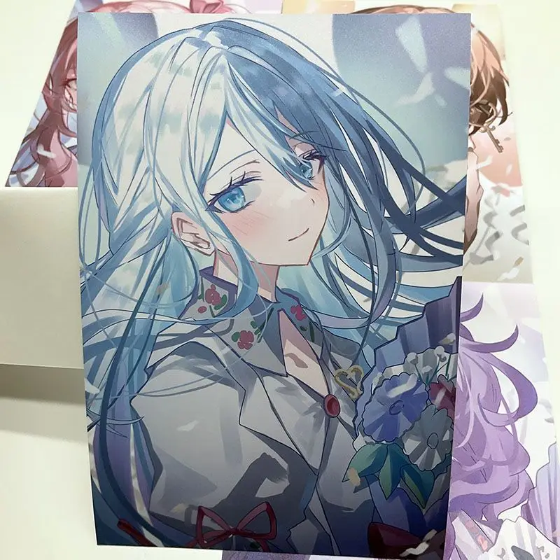 프로젝트 세카이 애니메이션 요이사키 카나데 사진 카드 브로치, 배낭 코스프레 배지 액세서리, 옷 장식 선물