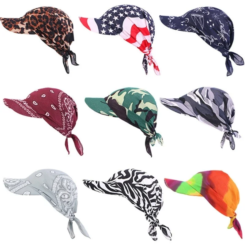 

Women Baseball Hat Headscarf Kerchiefs Colorful Sports Hat Photo Props Breathable for Casual Sport