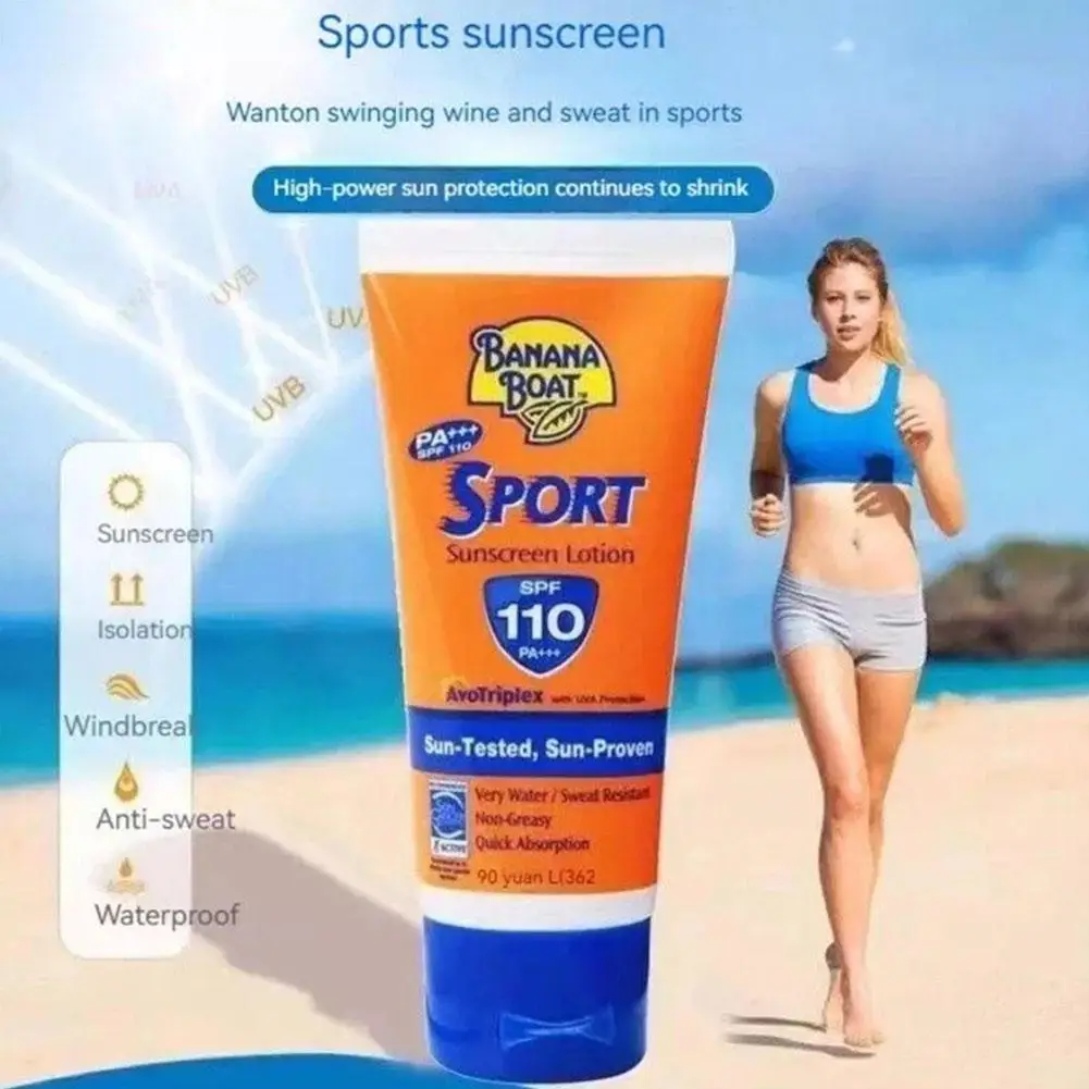 Banana Boat Sunblock SPF100 Whole Body Waterproof, Sweat-proof and UV Protective Outdoor Unise 90ml